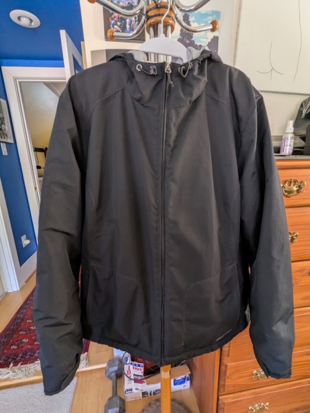 Eddie Bauer Women's Fleece Lined Hooded Jacket, 2x